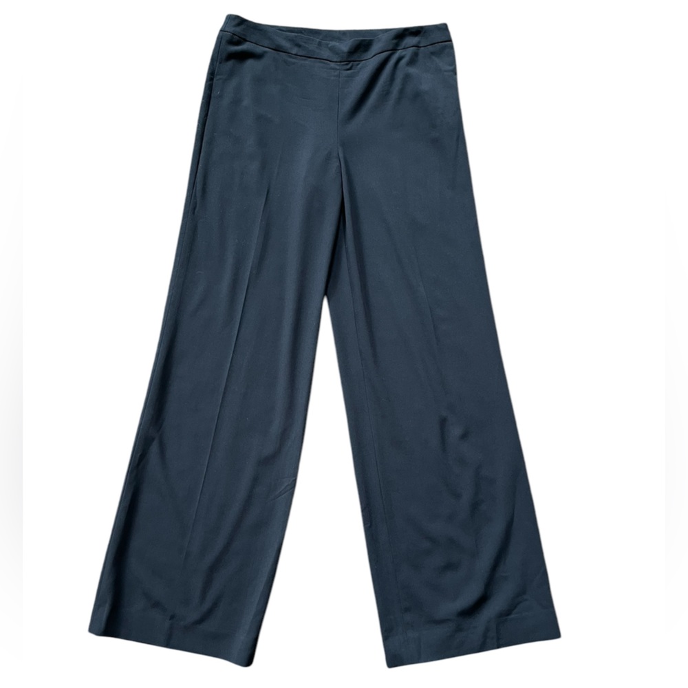 Dark Blue Wide-Leg Pants